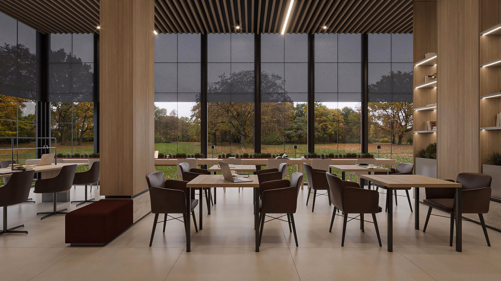 Hudson Cliff Lobby — luxury interior design, Washington DC