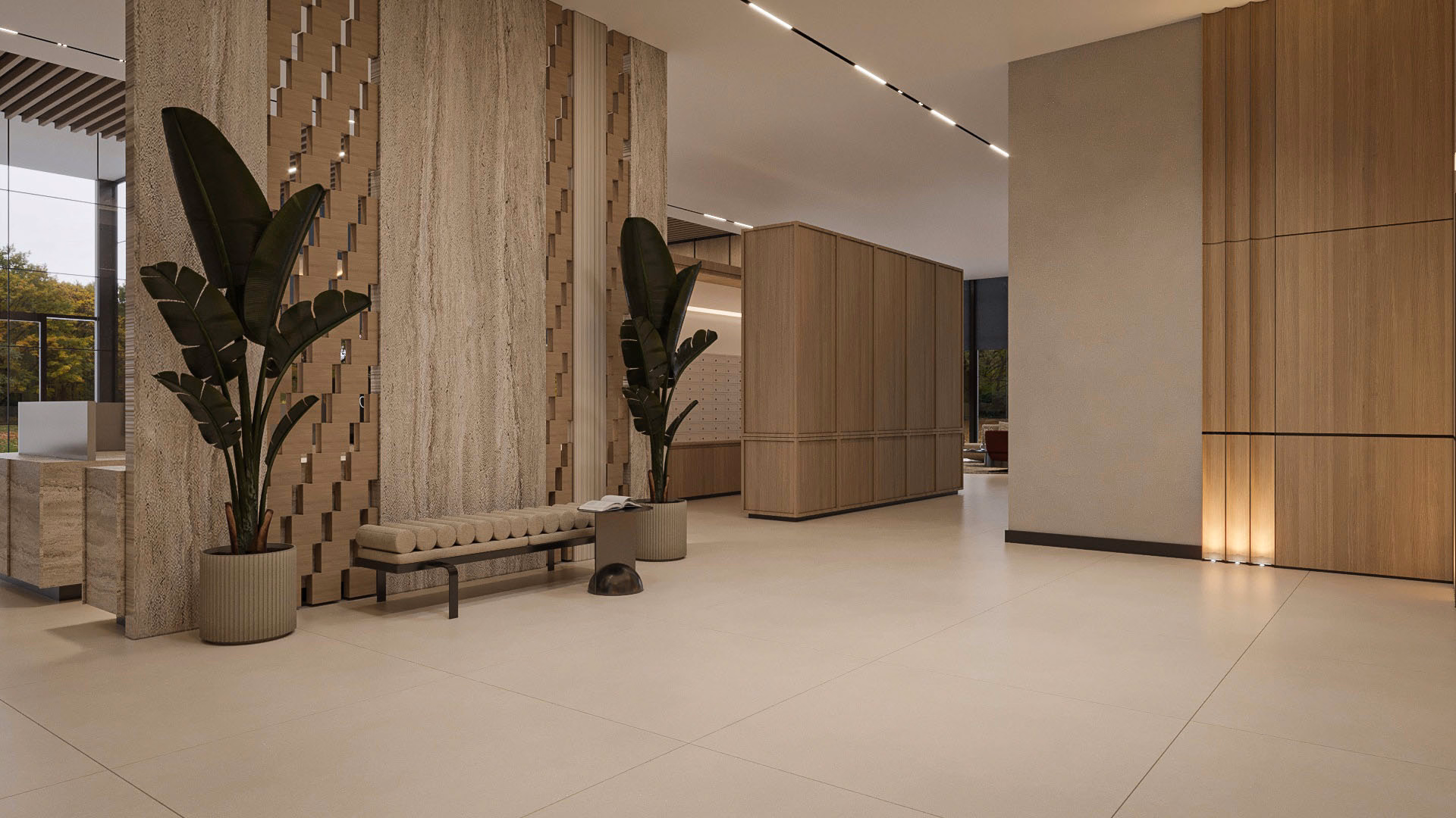 Premium residential interior — Arch and Handle