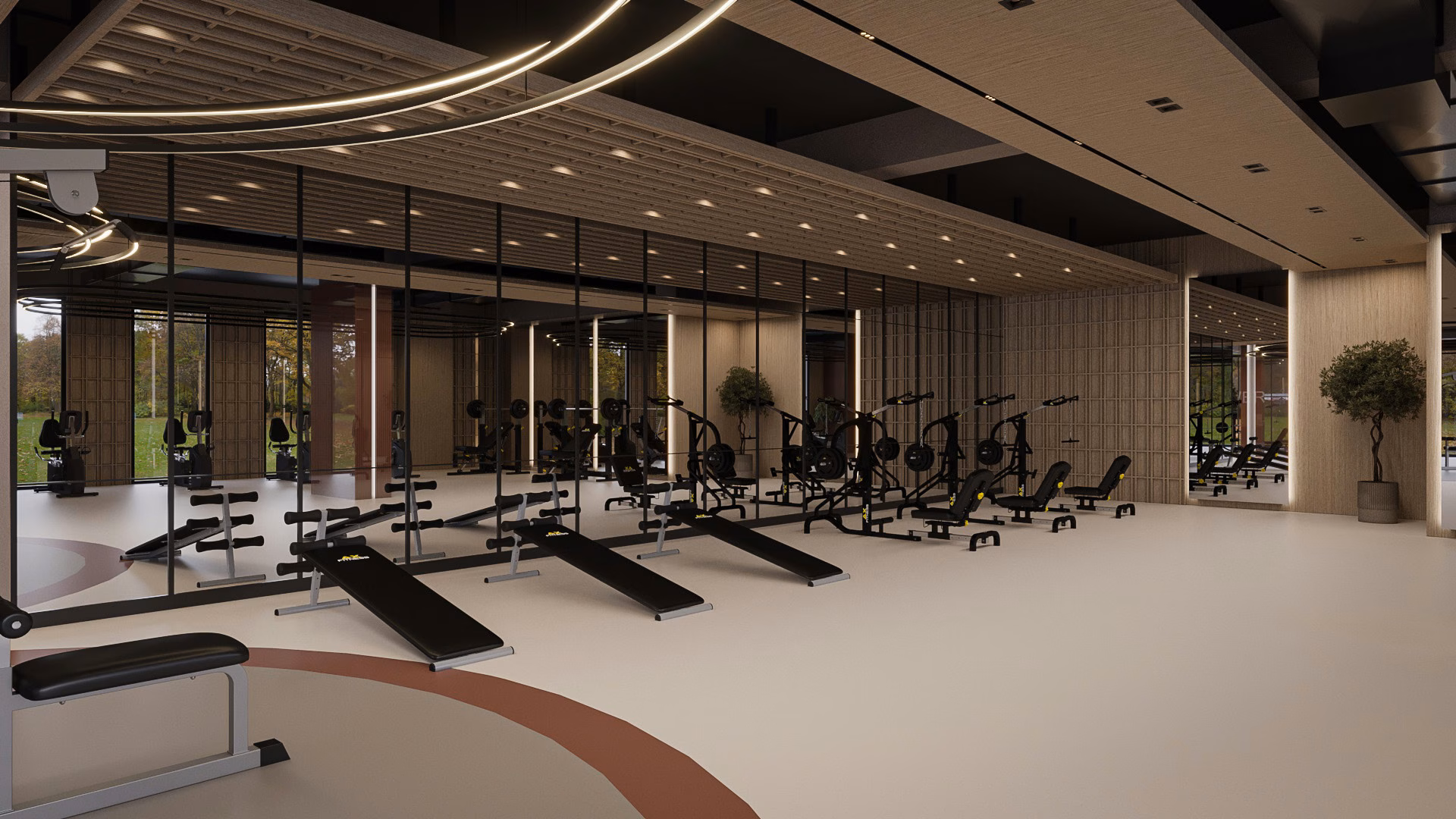 Amenity floor overview