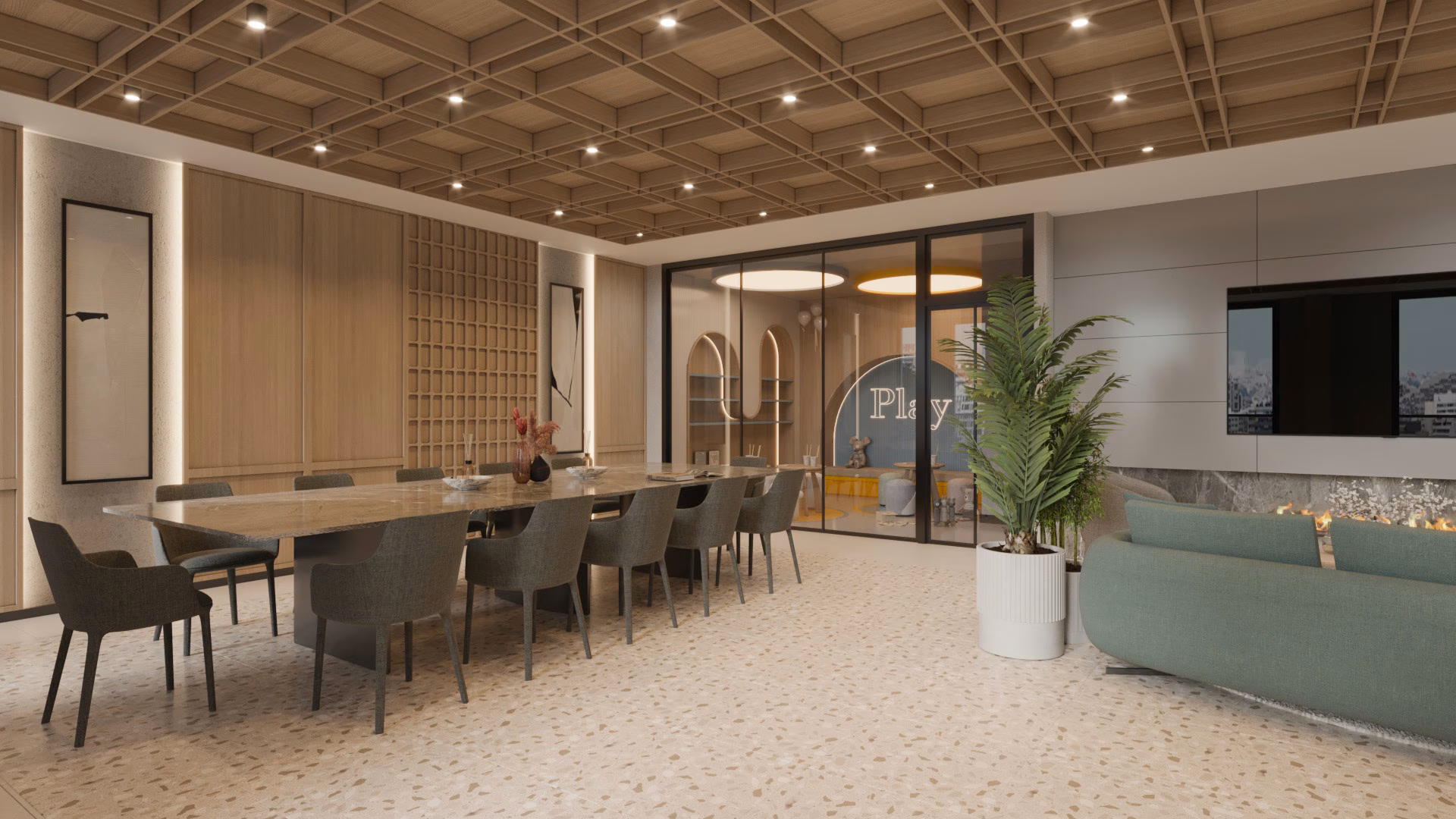 Hospitality amenity space — Arch and Handle Washington DC