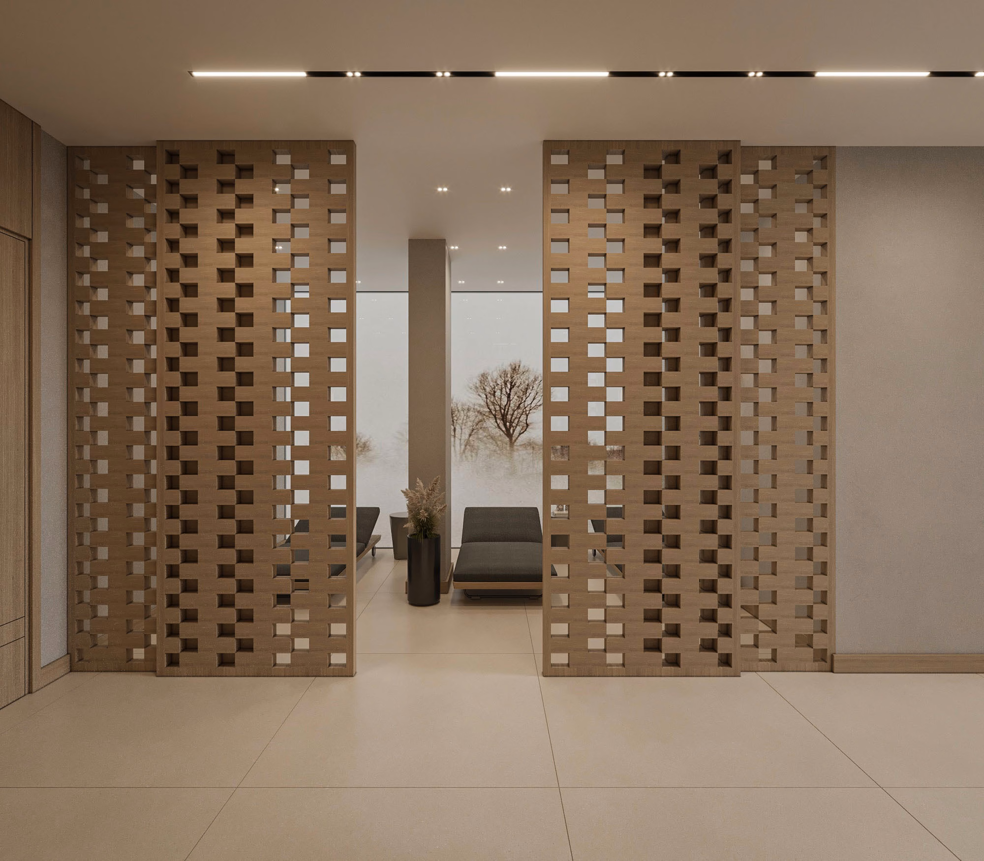 Spa entrance